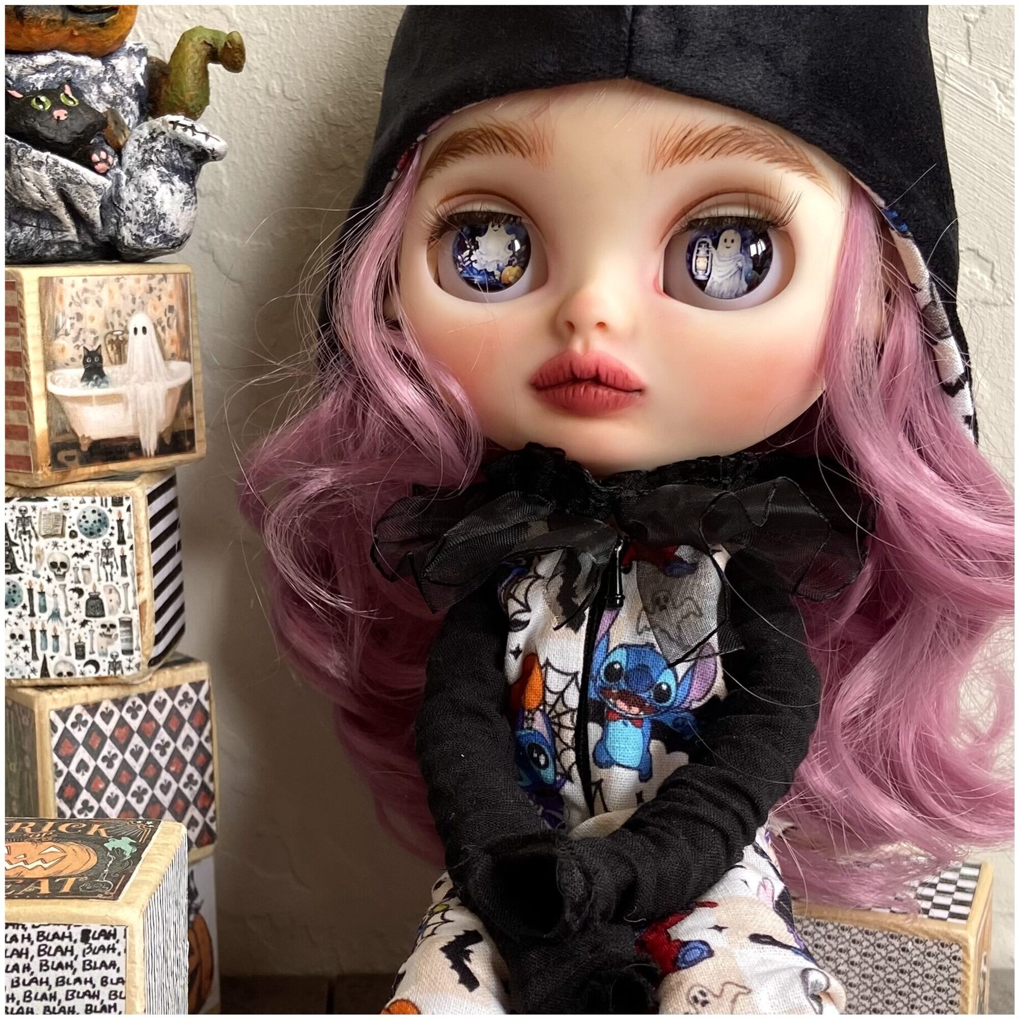 Custom Halloween doll OOAK BLYTHE